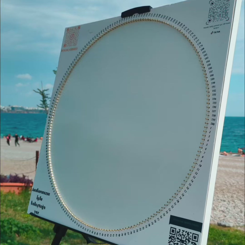 Kişiye Özel İpli Portre Tablo – El Yapımı Sanat Eseri